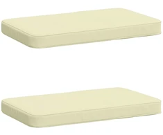 2 dalių suoliuko pagalvės VUGHT 2 pcs 100% poliesteris Kreminė