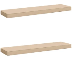 2 dalių suoliuko pagalvės VUGHT 2 pcs 100% poliesteris Kreminė