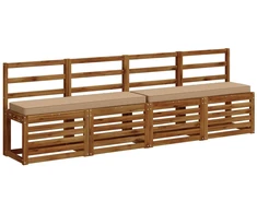 2 dalių suoliuko pagalvės VUGHT 2 pcs 100% poliesteris Smėlio