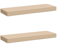 2 dalių suoliuko pagalvės VUGHT 2 pcs 100% poliesteris Kreminė