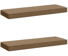 2 dalių suoliuko pagalvės VUGHT 2 vnt. 100% poliesteris Taupe