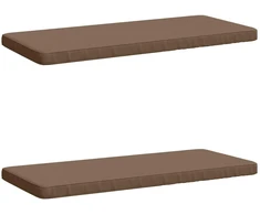 2 dalių suoliuko pagalvės VUGHT 2 vnt. 100% poliesteris Taupe