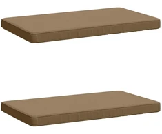 2 dalių suoliuko pagalvės VUGHT 2 vnt. 100% poliesteris Taupe