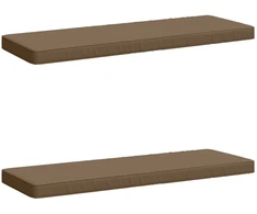 2 dalių suoliuko pagalvės VUGHT 2 vnt. 100% poliesteris Taupe