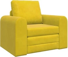 Sofa lova Geltona 98 x 71 x 83 cm Aksomas