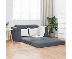 Sofa lova Tamsiai pilka 148 x 71 x 83 cm Aksomas