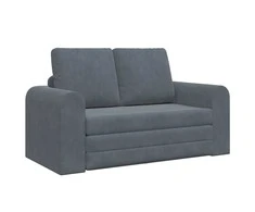 Sofa lova Tamsiai pilka 148 x 71 x 83 cm Aksomas