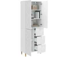 2 pcs Itin blizgi balta