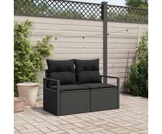 Sodo sofa su pagalve 120 x 62 x 69 cm poliratanas