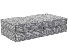 Modulinė sofa 2 pcs Šviesiai pilka 140 x 70 x 36 cm Audinys
