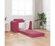 Sofa lova Vyno raudona 98 x 71 x 83 cm Aksomas