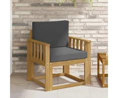 Lauko sofa Poliesteris Balta ir antracito