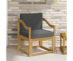 Lauko sofa Poliesteris Balta ir antracito