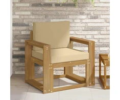 Lauko sofa Poliesteris Balta ir Bežė