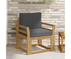 Lauko sofa Poliesteris Balta ir antracito