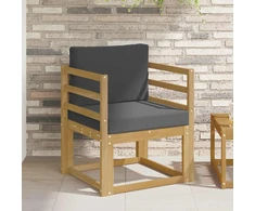 Lauko sofa Poliesteris Balta ir antracito