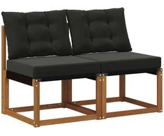 2 Vienetas Lauko vidurinė sofa