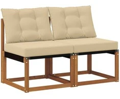 2 Vienetas Lauko vidurinė sofa