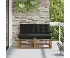 2 Vienetas Lauko vidurinė sofa