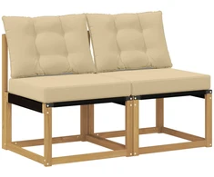 2 Vienetas Lauko Vidurinis Sofa