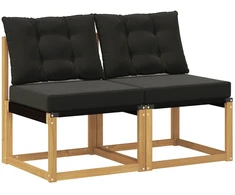 2 Vienetas Lauko Vidurinis Sofa