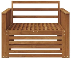 2 vnt. Lauko sofa Natūrali