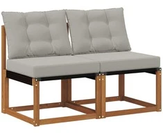 2 Vienetas Lauko vidurinė sofa