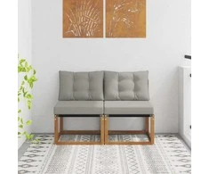 2 Vienetas Lauko vidurinė sofa