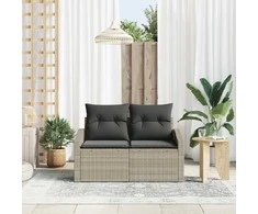 Sodo sofa su pagalve 123 x 62 x 69 cm poliratanas