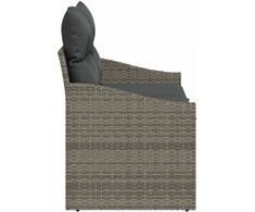 Sodo sofa su pagalve 123 x 62 x 69 cm poliratanas