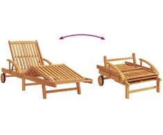 Saulės gultas 2 pcs Raudona 200 x 67 x 84 cm