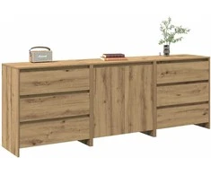 3 dalių indauja Artisan Oak Engineered Wood