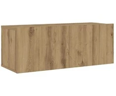 TV staliukas 3 dalių sieninis televizoriaus spintelės komplektas Artisan Oak
