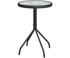 Sodo Bistro Rinkinys 3 vnt. Juoda Plienas