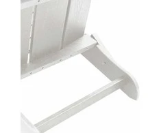 Sodo Kėdė 3 pcs Balta 80.5 x 74.5 x 92 cm Polietilenas