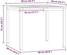 Lauko valgomojo komplektas 3 pcs