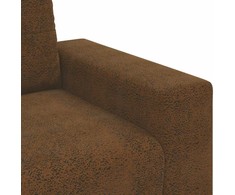 Sofa 3 vnt. Ruda Lino mišinio audinys