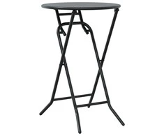 Lauko baldų komplektas Sodo Bistro Rinkinys 3 pcs Antracitas Plienas