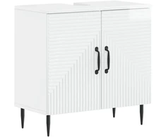 3 dalių vonios spintelių komplektas HAARLEM Apdirbta mediena