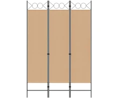 3-panelis kambario skirstytuvas Smėlio 120 x 180 cm Audinys