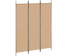 3-panelis kambario skirstytuvas Smėlio 150 x 200 cm Audinys