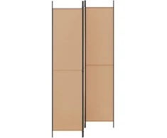 3-panelis kambario skirstytuvas Smėlio 150 x 220 cm Audinys