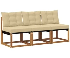 3 Vienetas Lauko vidurinė sofa