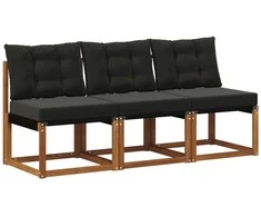 3 Vienetas Lauko vidurinė sofa