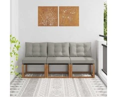 3 Vienetas Lauko vidurinė sofa