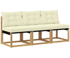 3 Vienetas Lauko Vidurinis Sofa