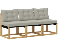 3 Vienetas Lauko Vidurinis Sofa