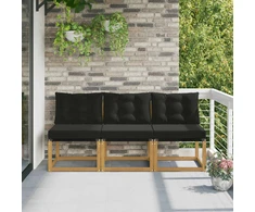 3 Vienetas Lauko Vidurinis Sofa