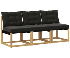 3 Vienetas Lauko Vidurinis Sofa