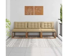 3 Vienetas Lauko Vidurinis Sofa